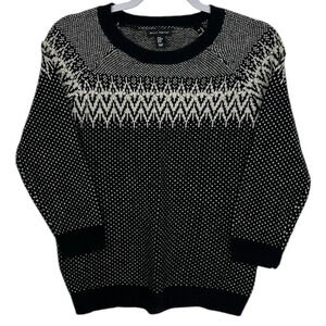 Willi‎ Smith New Women’s M Lambswool Blend Crewneck Pom Pom Pullover Sweater